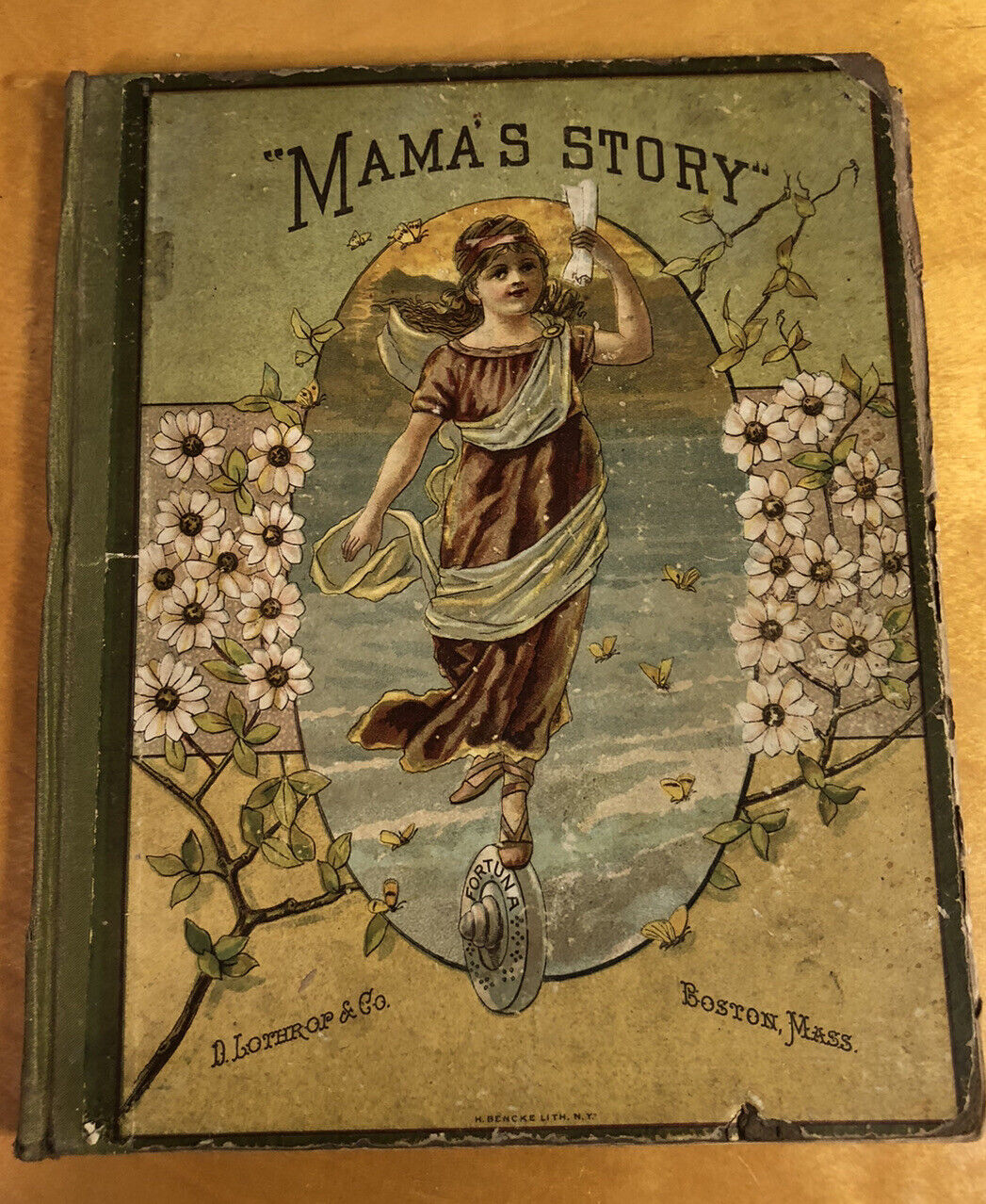 1882-early 1900's Lot of Six Antique Children Books As Is