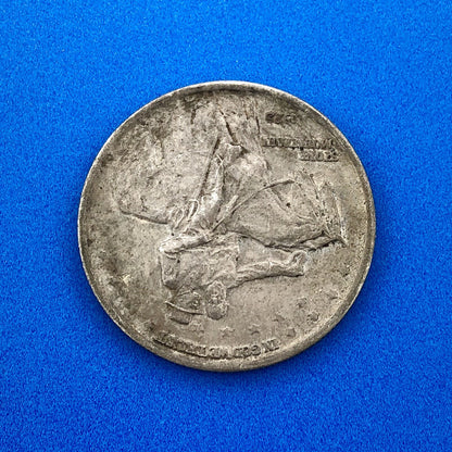 1925 P Stone Mountain Commemorative .900 Silver Half Dollar AU Rare Coin