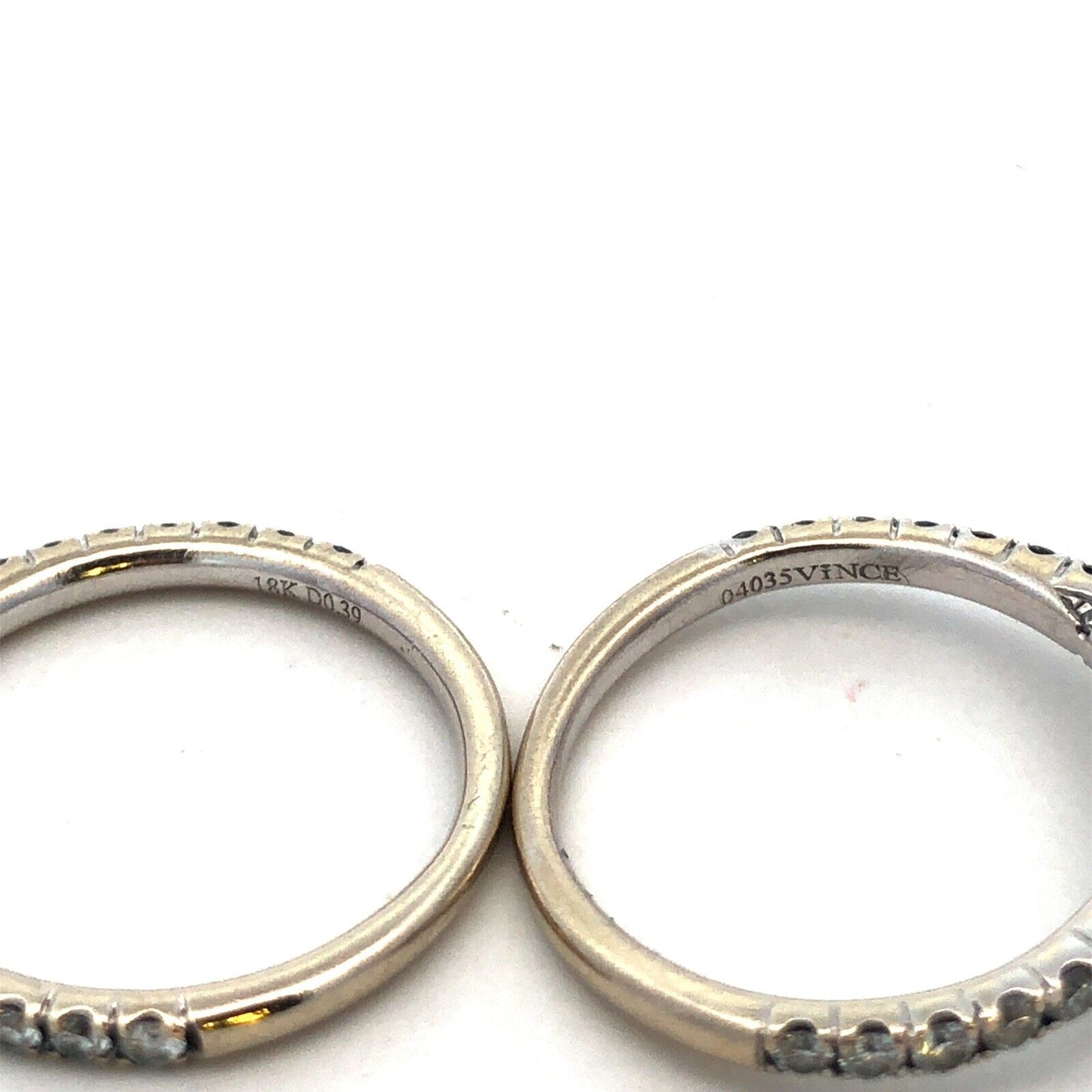 Designer 18K White Gold Round Diamond Solitaire W/Accents 2 Piece Bridal Set