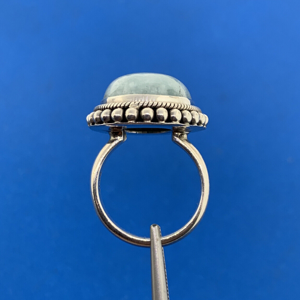 Designer Doug Paulus DP Sterling Silver 925 Aventurine Statement Cocktail Ring