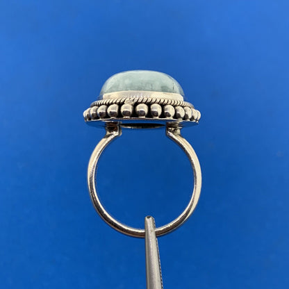 Designer Doug Paulus DP Sterling Silver 925 Aventurine Statement Cocktail Ring