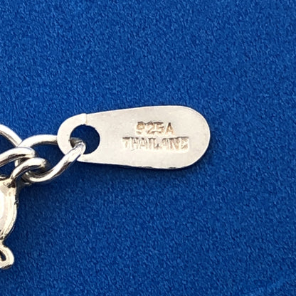 Designer EA Sterling Silver 925 Pearl Turquoise Modernist Cross Pendant Necklace