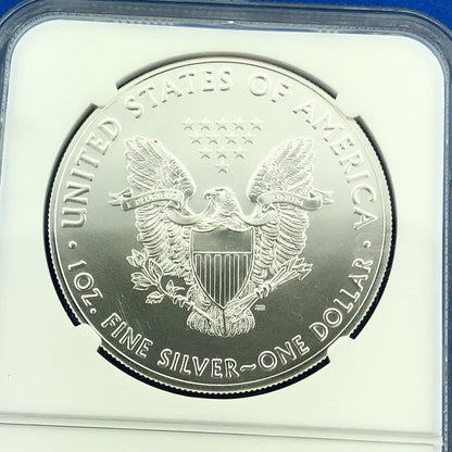 2020 U.S. State Series $1 American Silver Eagle NGC Mint State 70 Michigan Auto