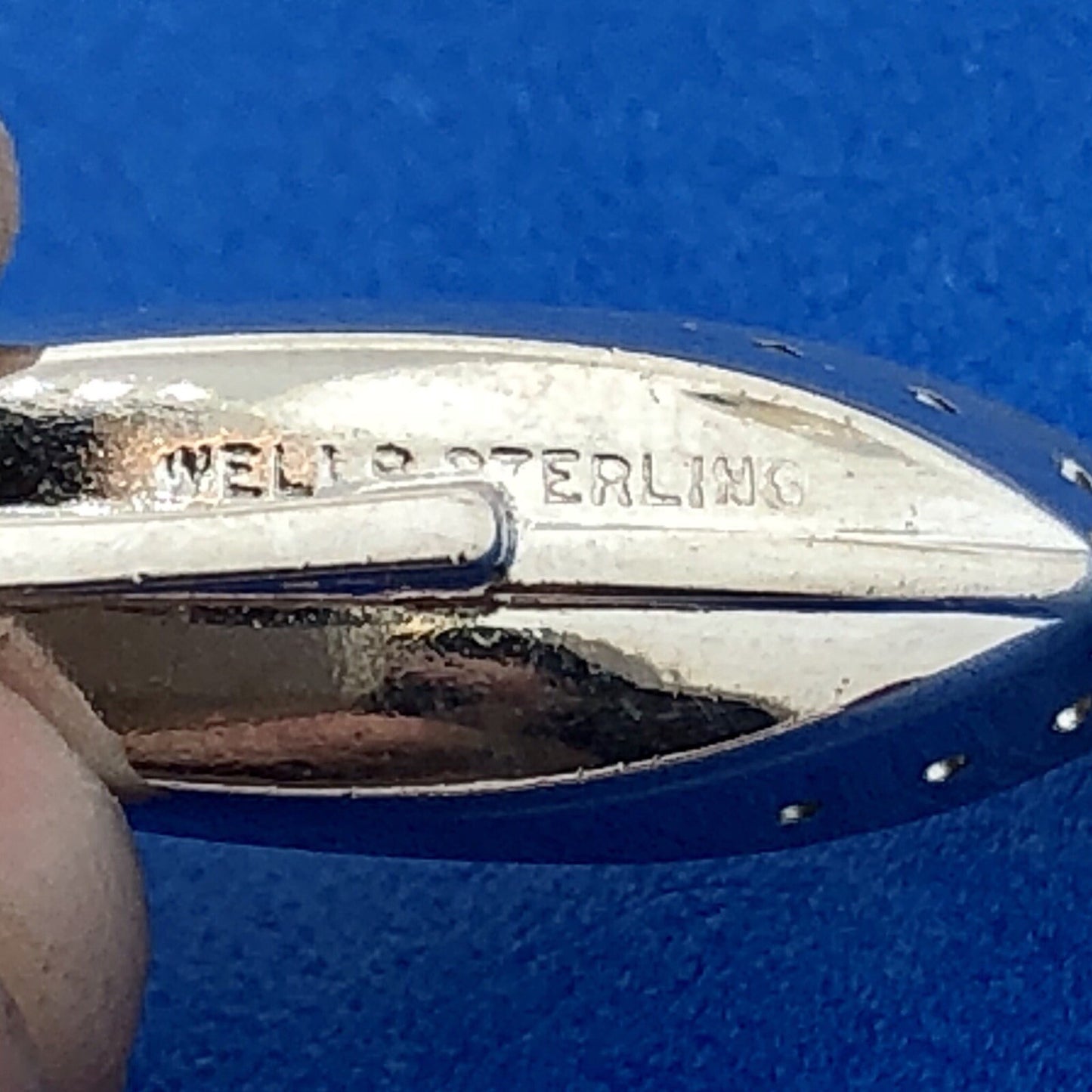 Vintage Designer WELLS 925 Sterling Silver 3D Red Enamel Speed Ski Boat Charm