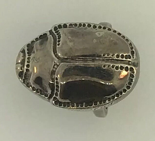 Mignon Faget Sterling Silver 925 Retired Scarab Collection Belt Buckle