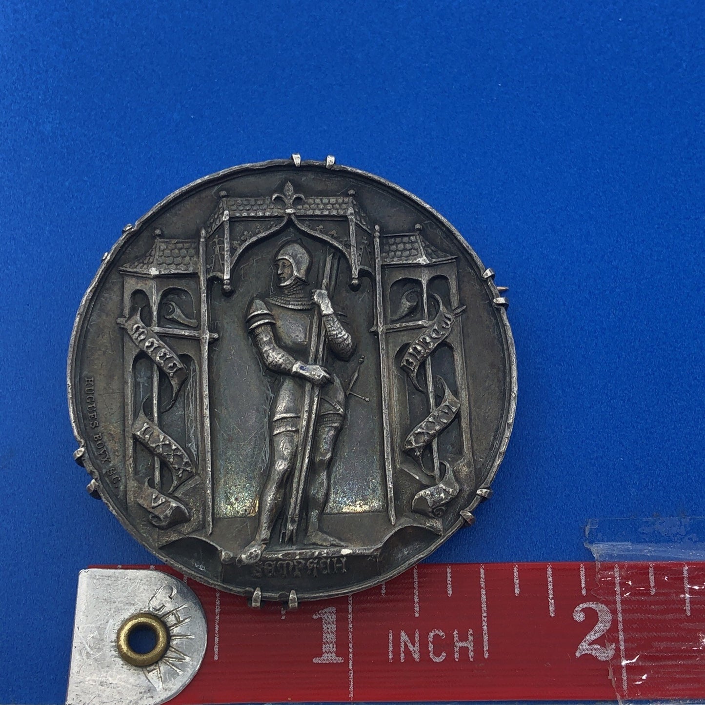 Sterling Silver 925 Battle of Sempach Switzerland 1885 Commemorative Coin Medal