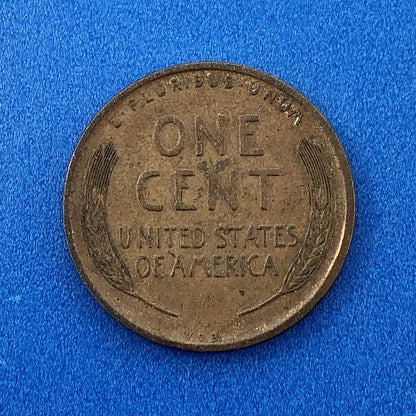 1909 P Lincoln Cent Wheat Ears Reverse VDB Key Rare 1c Penny Philadelphia Coin