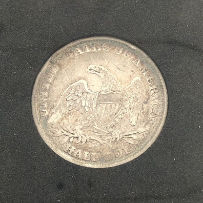 1839 Capped Bust Silver Half Dollar 50c Reeded Edge Ungraded Extra Fine Coin