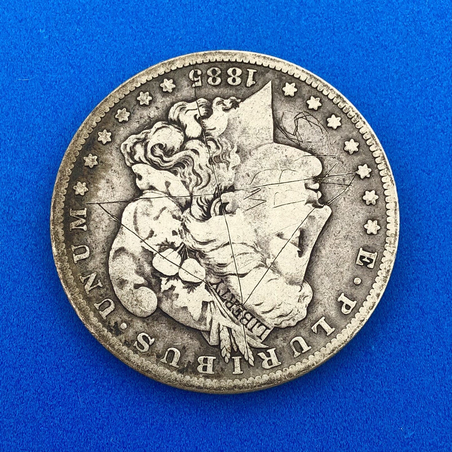 1885 S Morgan Silver Dollar Better Rare Key San Francisco Mint Coin As Is