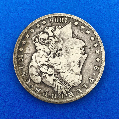 1885 S Morgan Silver Dollar Better Rare Key San Francisco Mint Coin As Is