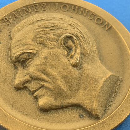 1965 Lyndon Baines Johnson US Treasury Medallic Art Co Bronze Inauguration Medal