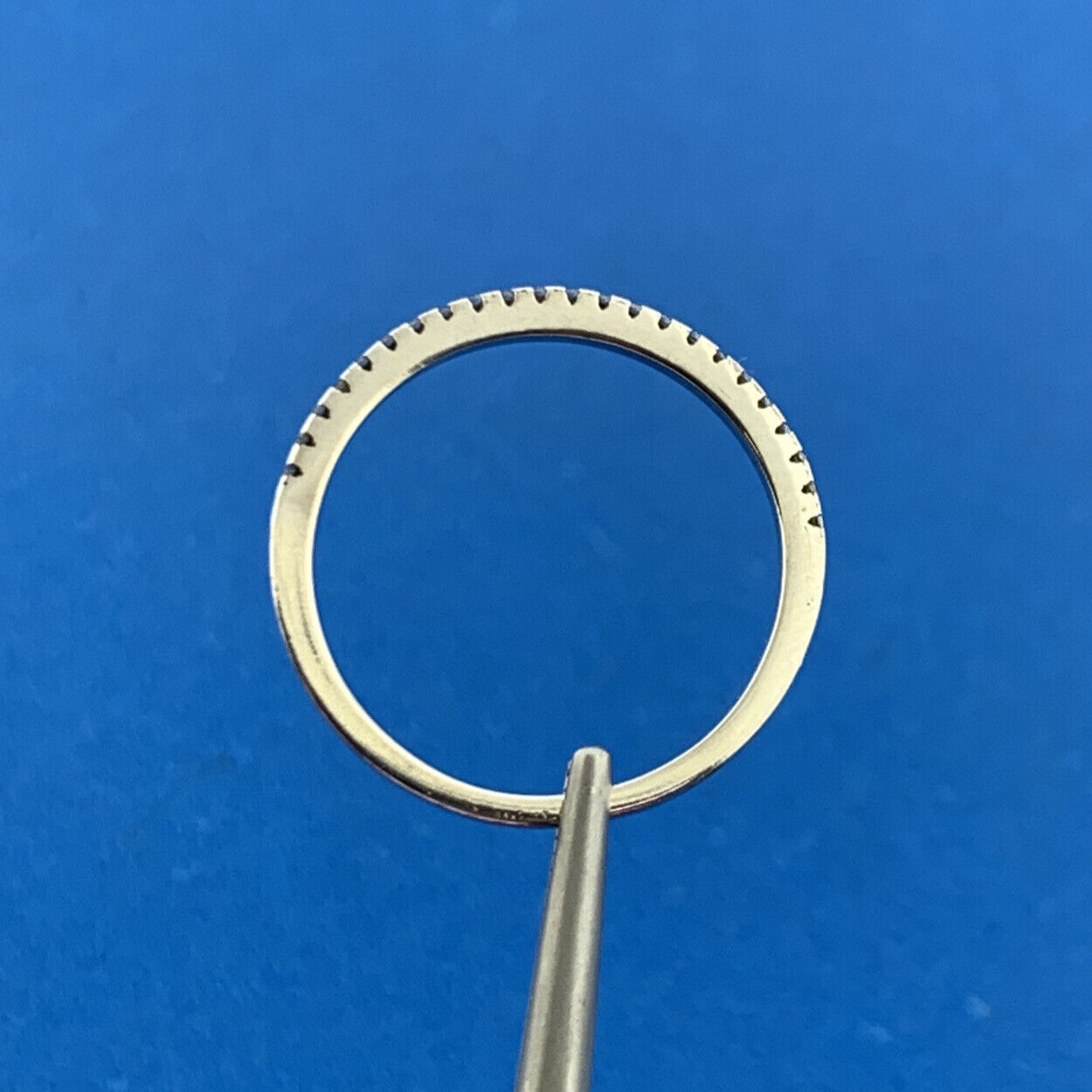 Designer 925 Sterling Silver Diamond Wedding Anniversary Eternity Band Ring