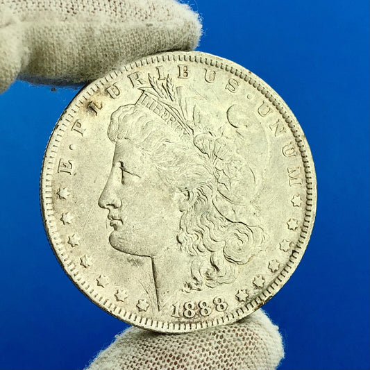 1888 O Morgan Silver Dollar $1 Better Rare Key New Orleans Mint Coin XF