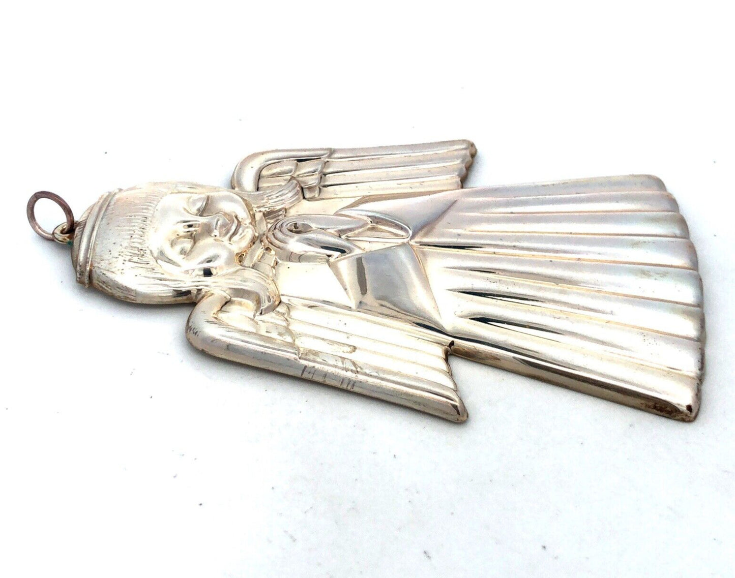 1975 Gorham Luther Bookout 925 Sterling Silver Limited Christmas Angel Ornament