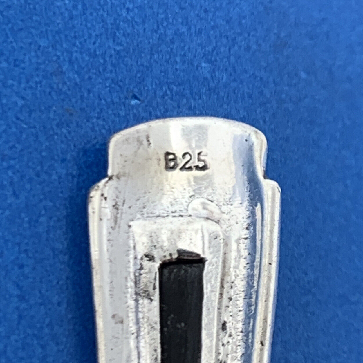 Lovely Sterling Silver 925 Cabochon Black Onyx Marcasite Accent Dangle Earrings