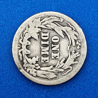 1907 O Barber Silver Dime $.10 Better Rare Scarce Key New Orleans Mint Coin