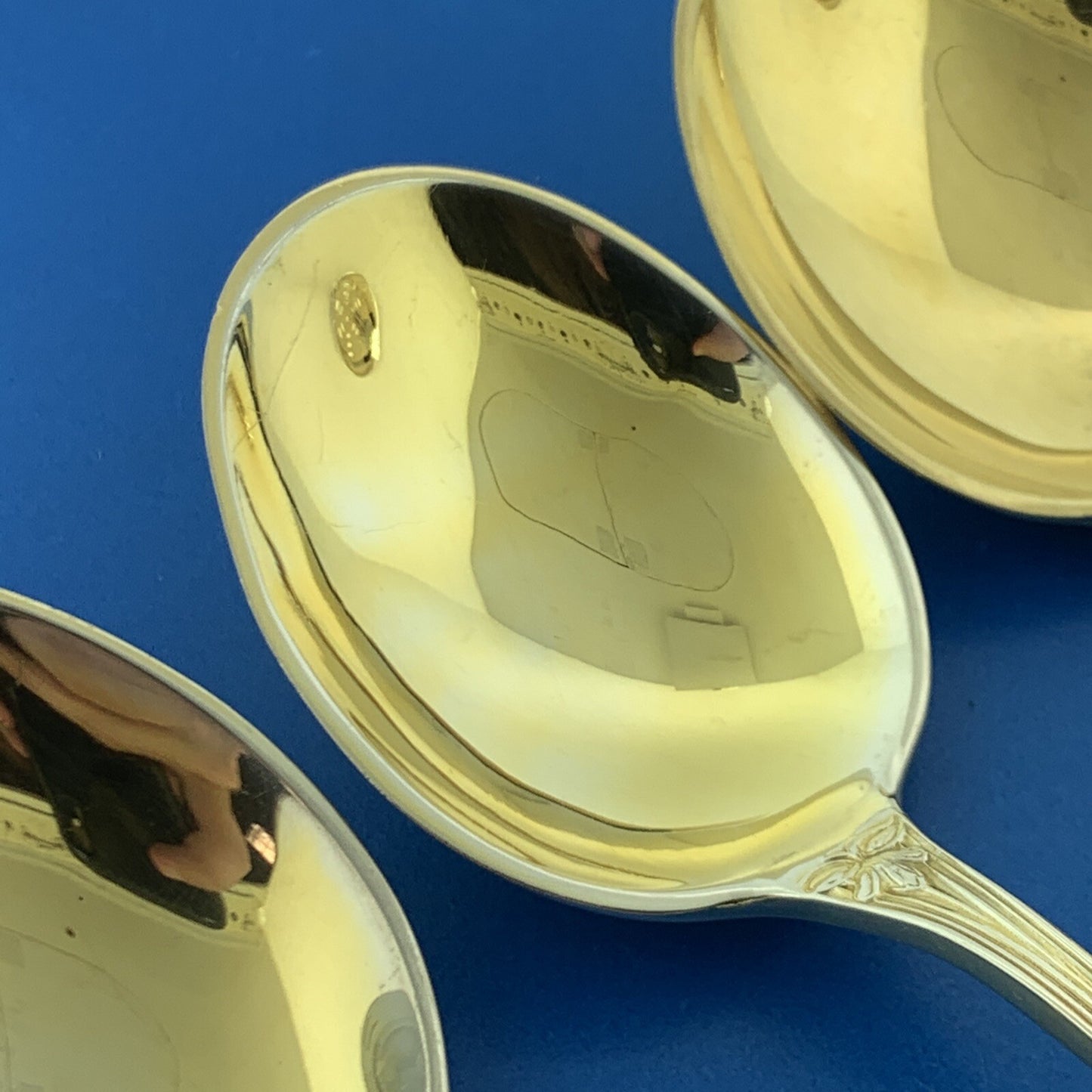 Tiffany & Co Vermeil Gold Washed Sterling Silver 925 Audubon Cream Soup Spoon