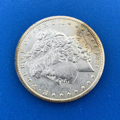 1884 CC Silver Morgan Dollar Better Key Scarce Carson City Mint Uncirculated