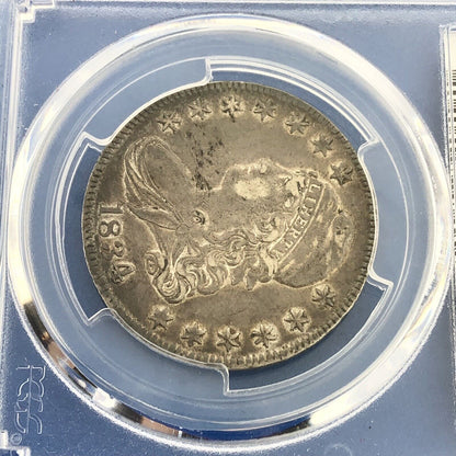 1834 Capped Bust Silver Half Dollar 50c Lettered Edge PCGS XF45 Lg Date Sm Ltrs