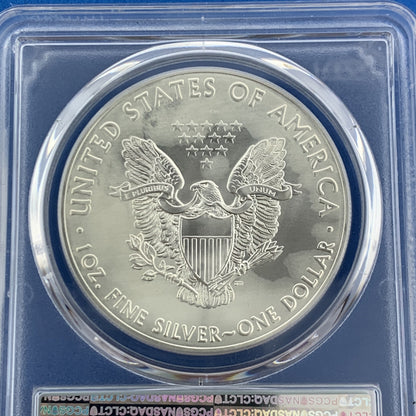 2017 $1 American Silver Eagle 1 oz 999 Fine Silver PCGS MS70 First Strike Coin