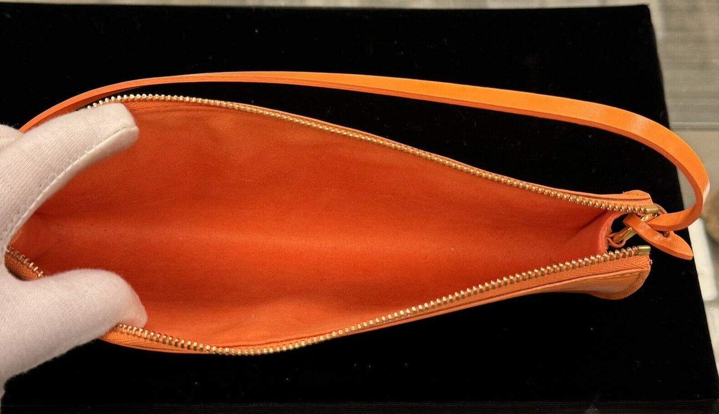 Designer Louis Vuitton Mandarin Epi Leather Pochette In Original Box