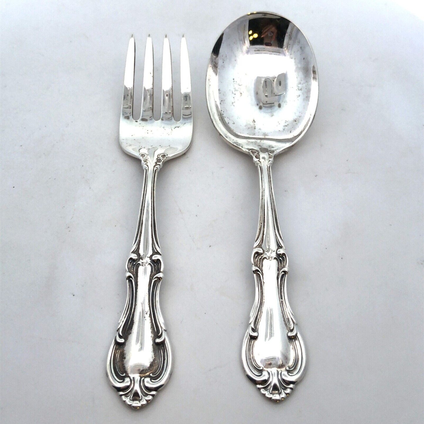 International Silversmiths 925 Sterling Silver Joan Of Arc 2 Piece Baby Set