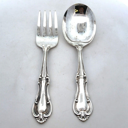 International Silversmiths 925 Sterling Silver Joan Of Arc 2 Piece Baby Set