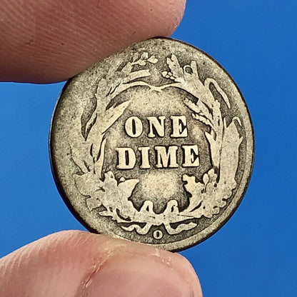 1905 O Silver Barber Dime 10c Better Scarce Key Rare New Orleans Mint Coin