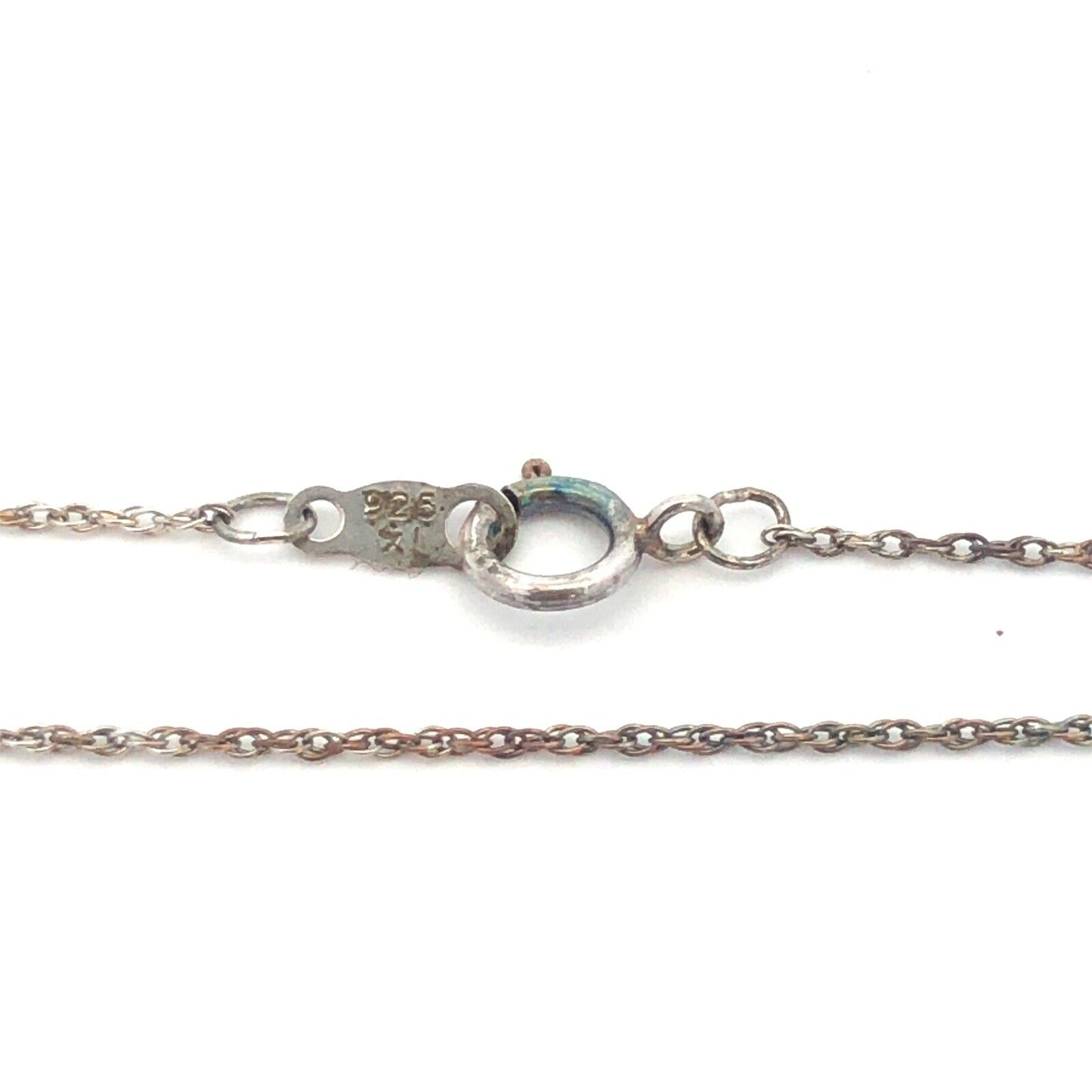 Designer 925 Sterling Silver Round Black White Diamond Infinity Pendant Necklace
