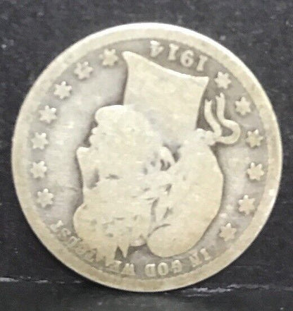 1914 P Silver Barber Quarter Better Key Date Philadelphia Coin Rare Scarce