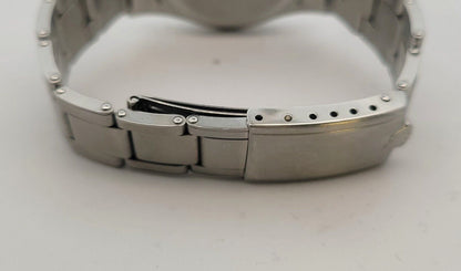 Vintage Rolex Oyster Perpetual 34mm White Dial Silver Bracelet Men's 6532