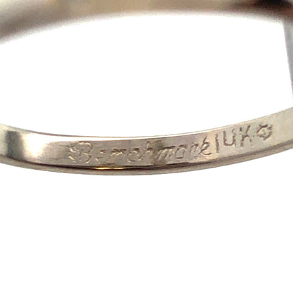 Designer Benchmark 14K Yellow Gold Round Diamond Anniversary Stacking Ring