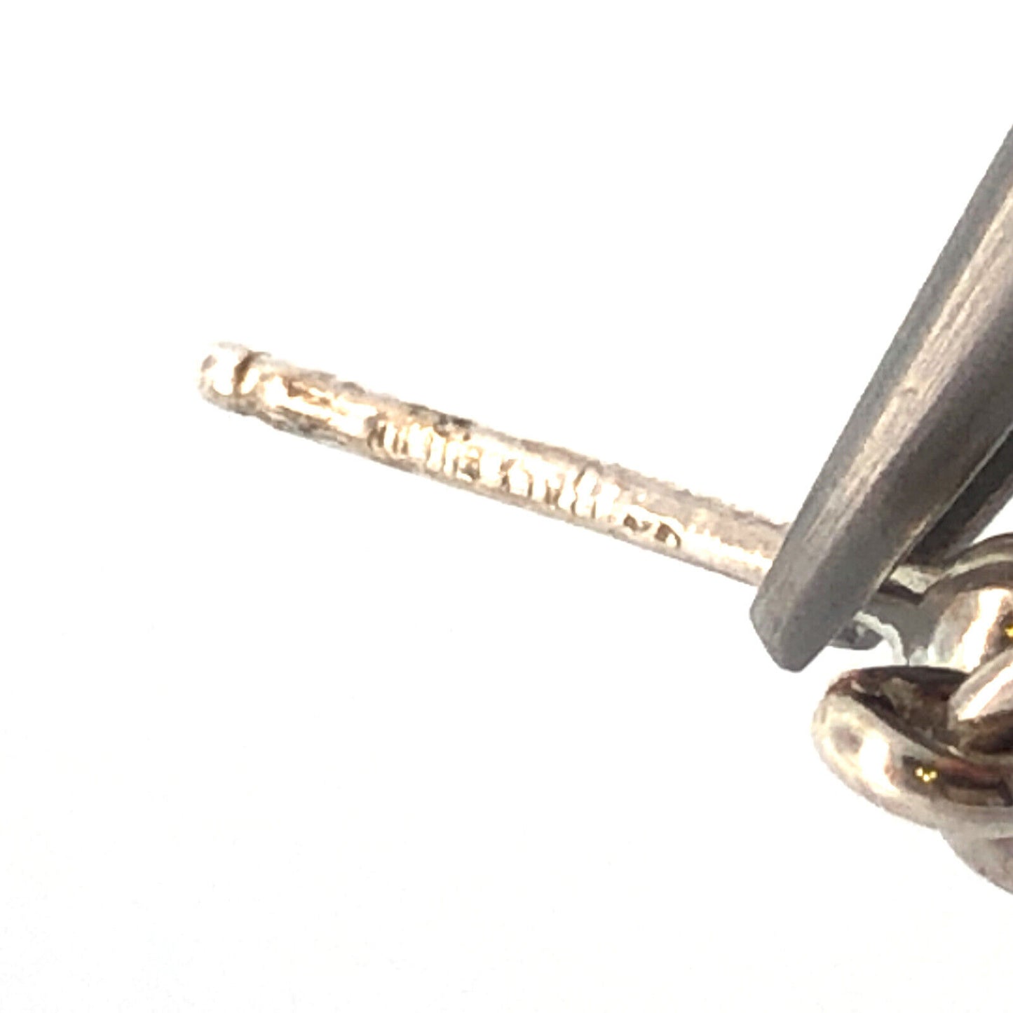 Designer Milor Italy 925 Sterling Silver Italian Lire Coin Stud Dangle Earrings