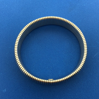 Stunning Designer 999 Fine Silver 6-3/4" Accordion Expandable Flex Band Bracelet
