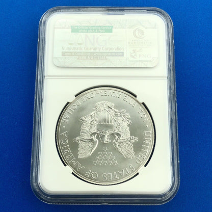 2013 W Silver Eagle 999 Fine Silver NGC MS 70 West Point Label Early Release