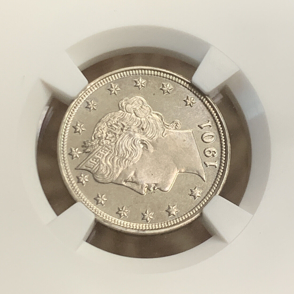 1901 P Proof Liberty Nickel 5c Better Philadelphia NGC PF65 Coin