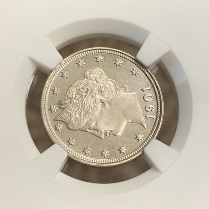 1901 P Proof Liberty Nickel 5c Better Philadelphia NGC PF65 Coin