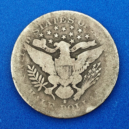 1897 S Silver Barber Half Dollar 50c Better Key Scarce San Francisco Mint Coin