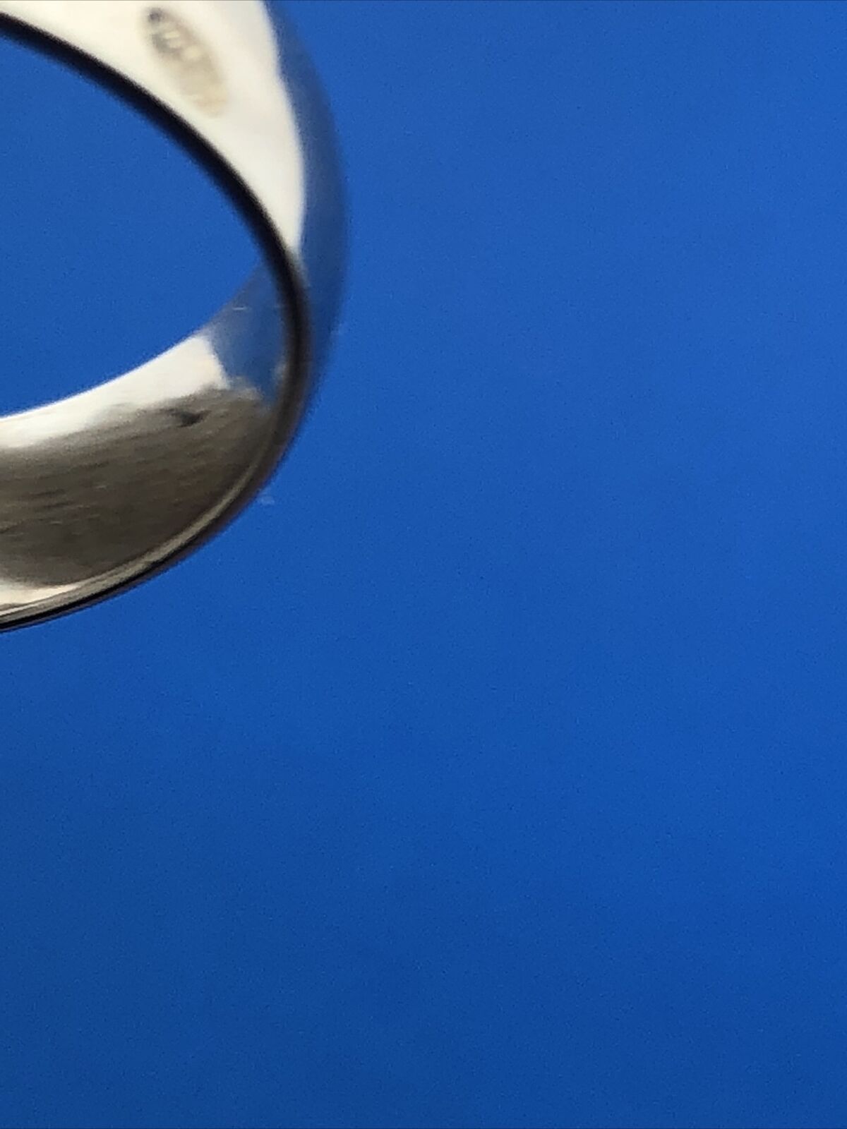 Designer Hallmarked 925 Sterling Silver Unisex Polished Wedding Band Ring Sz 11