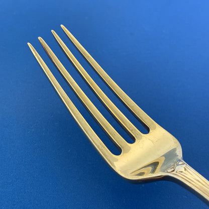 Tiffany & Co Vermeil Gold Washed Sterling Silver 925 Audubon Dinner Fork