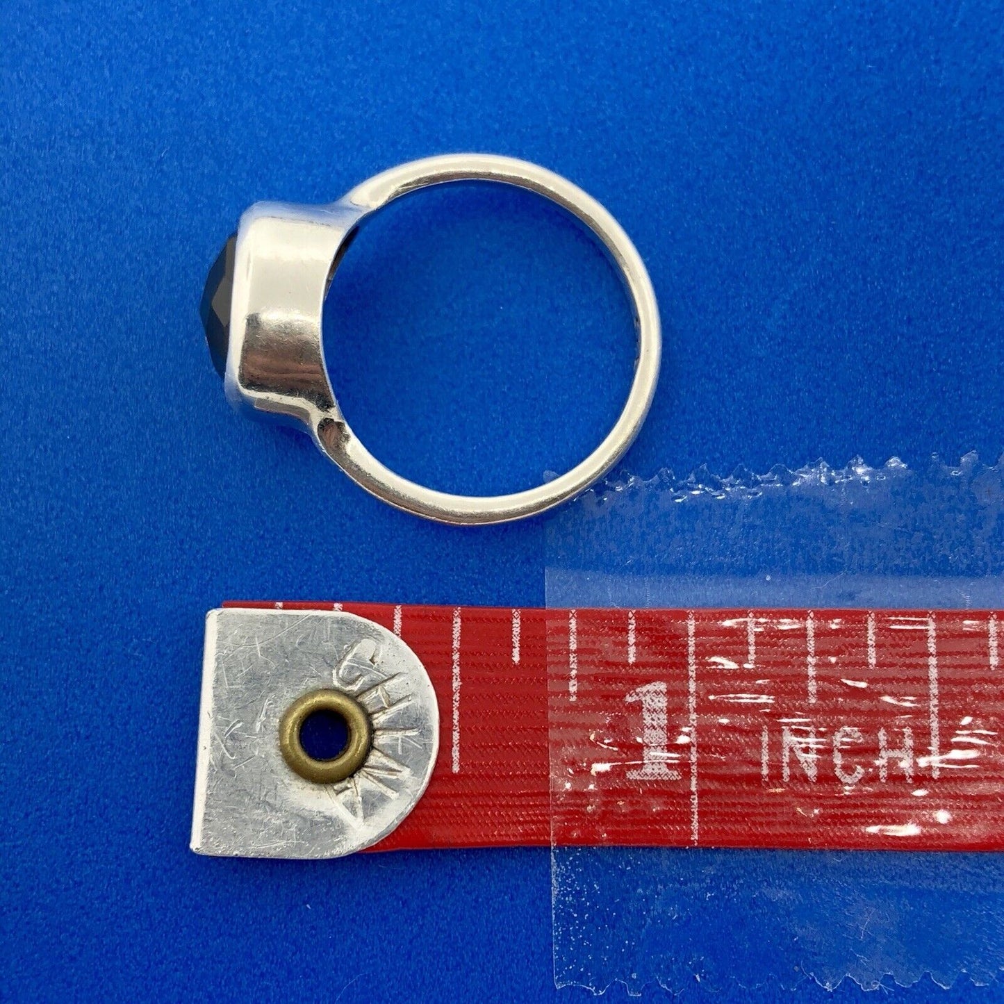 Designer Sterling Silver 925 Oval Smoky Quartz Topaz Fashion Ring