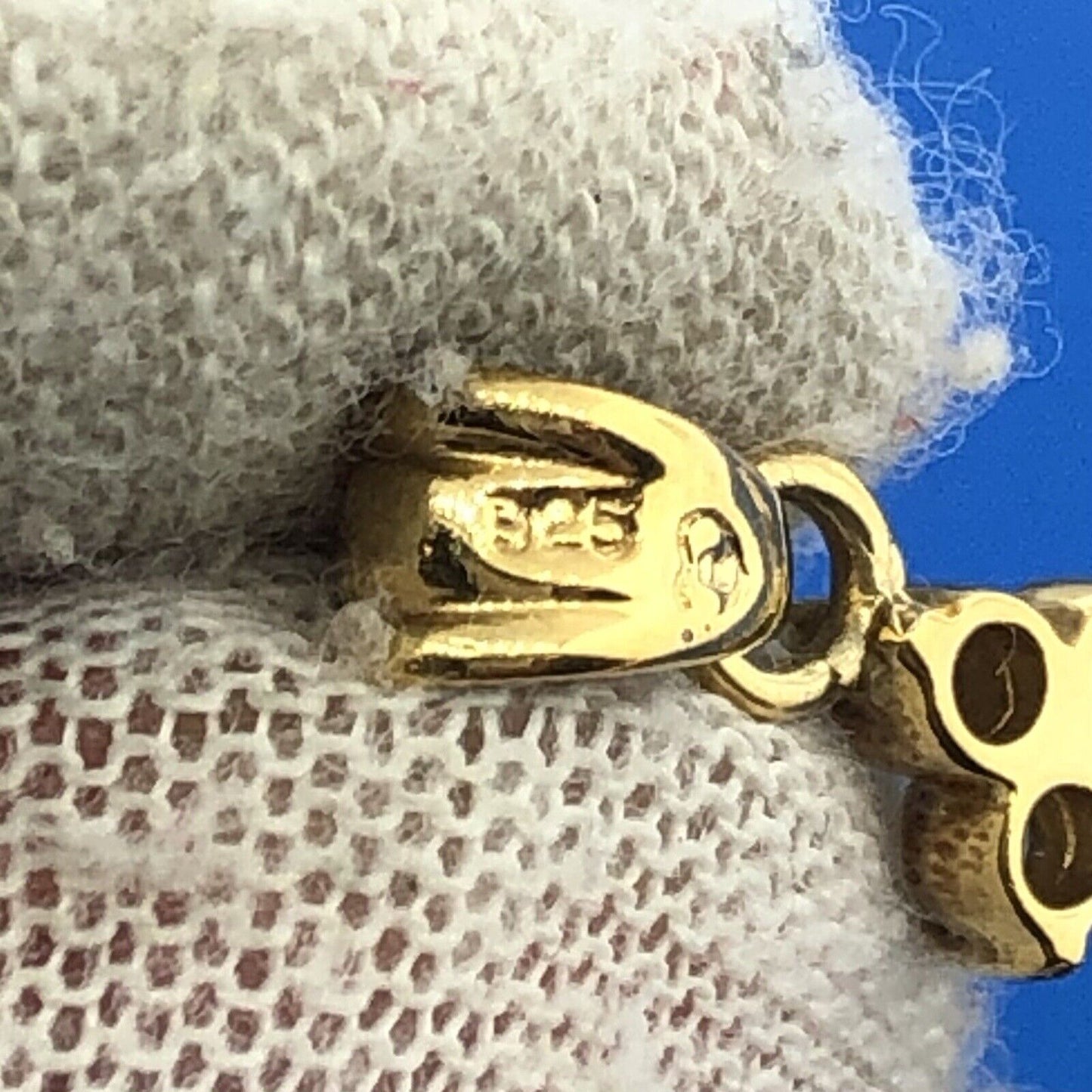 Vermeil 925 Sterling Silver Cubic Zirconia CZ Statement Cross Religious Pendant