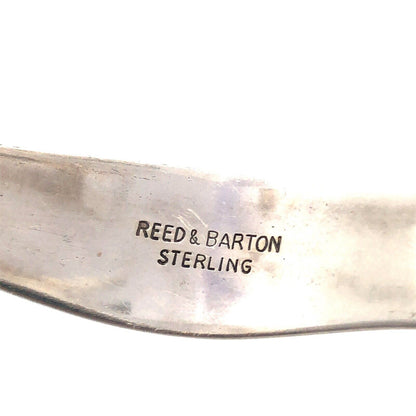 Vintage Reed & Barton 925 Sterling Silver Spoon Handle Open Cuff Bracelet