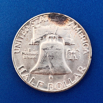 1955 P Franklin Silver Half Dollar Better Key Rare Philadelphia Mint Coin