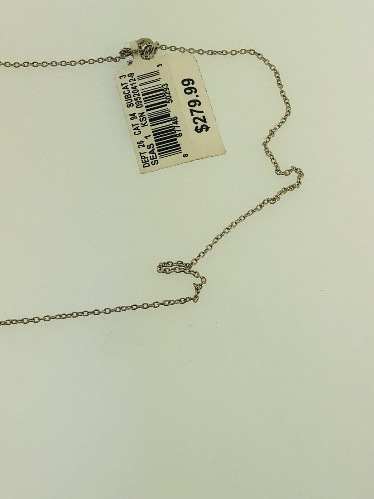 Jacmel Mauitius JCM Sterling Silver 925 Cubic Zirconia Statement Cross Necklace