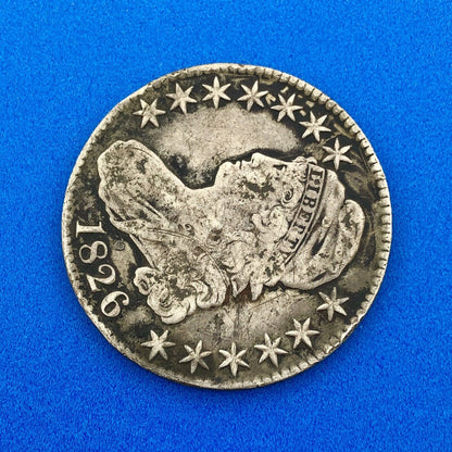 1826 P Capped Bust Silver Half Dollar 50c Better Early Philadelphia Mint Coin