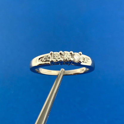 Designer 14K White Gold Round Diamond Engagement Wedding Band Bridal 2 Ring Set
