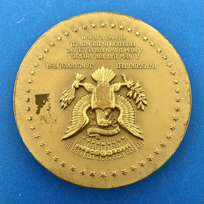 1969 United States Mint Richard Nixon Presidential Inauguration Bronze Medal