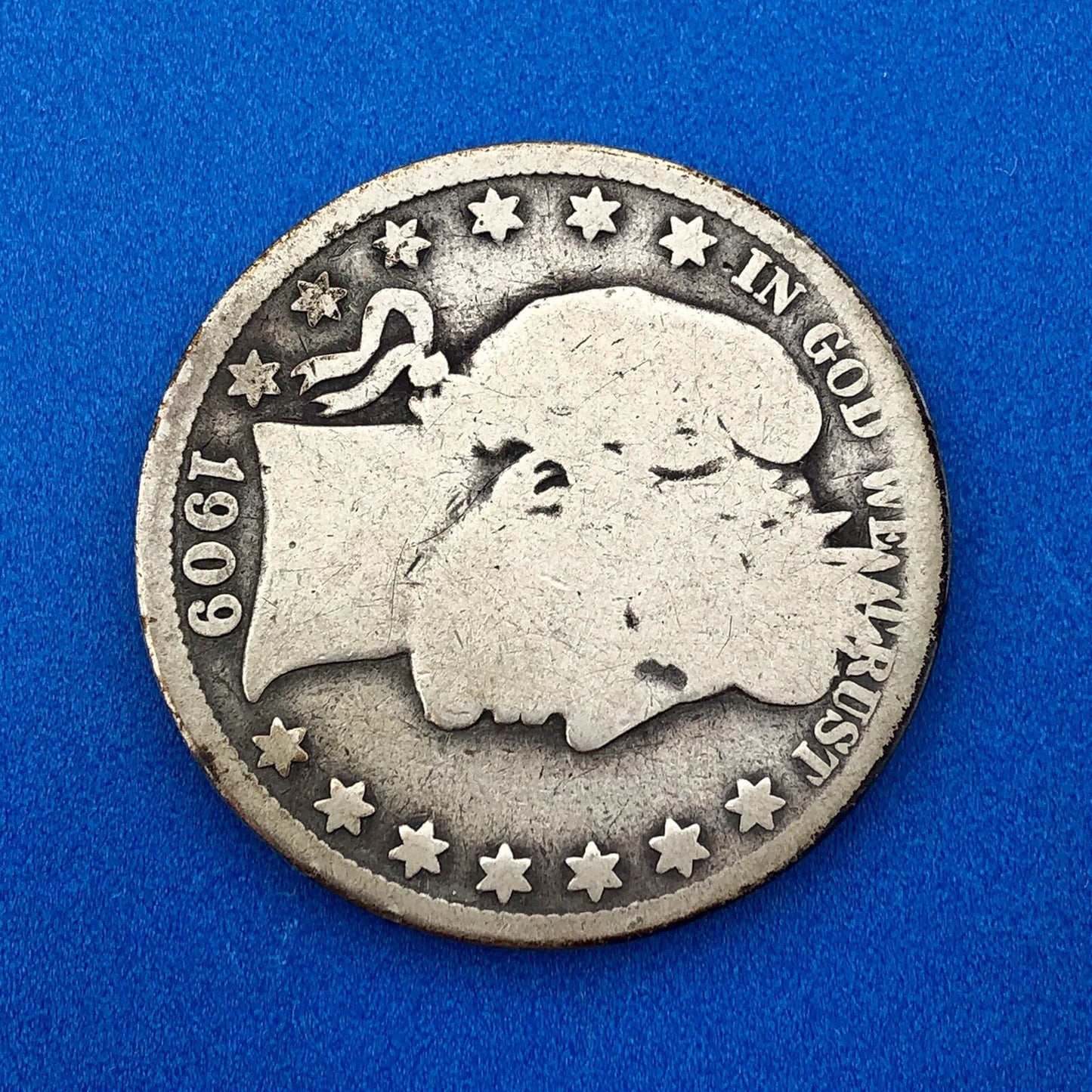 1909 P Silver Barber Half Dollar Better Key Date Philadelphia Coin Rare Scarce