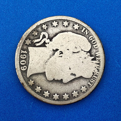 1909 P Silver Barber Half Dollar Better Key Date Philadelphia Coin Rare Scarce